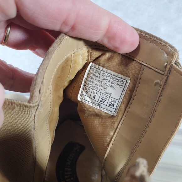 7 VTG Y2K Skechers Somethin Else Block Heel Chunky Square Toe Ankle Boots - Picture 2 of 14